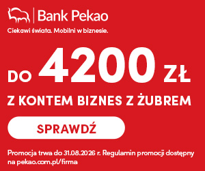 konto firmowe z żubrem